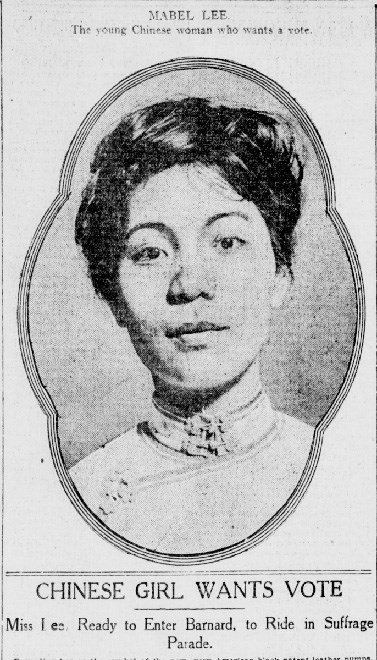 Mabel Lee Library of Congress Newspaper portrait of Mabel Lee. LOC