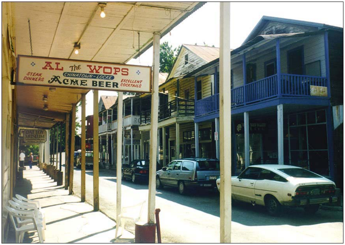 Storefronts on a street