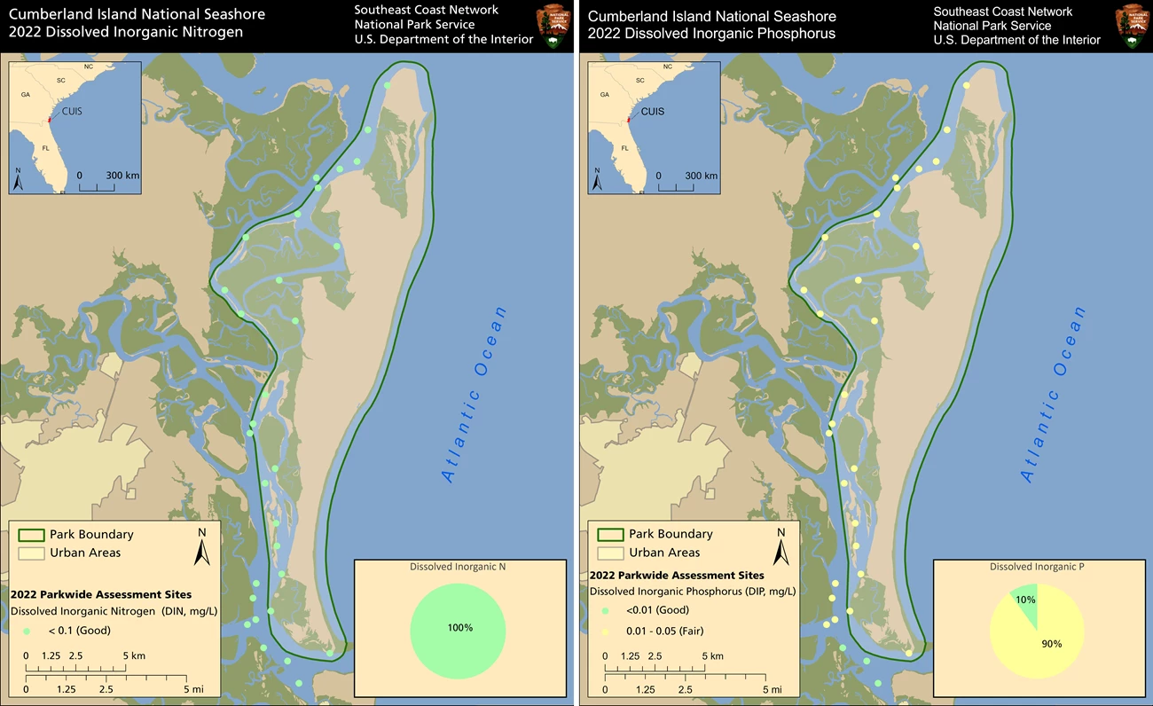 DIN and DIP Maps of CUIS DIN and DIP