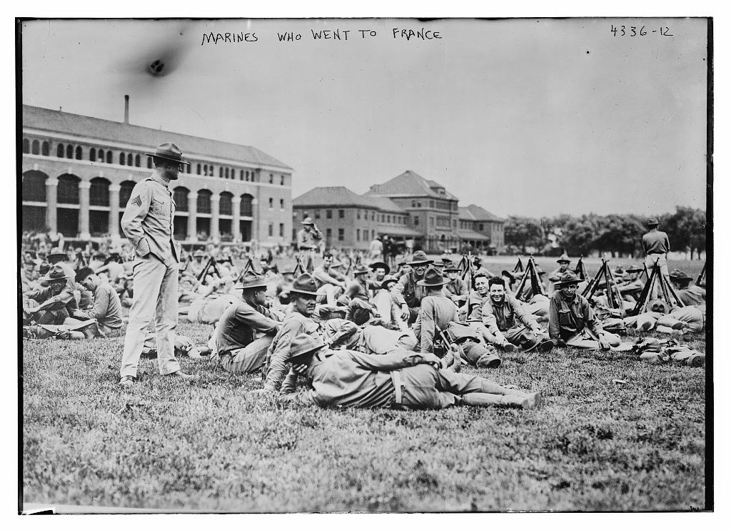 Marines who went to France 1917_LOC 2014705478_Photo 2
