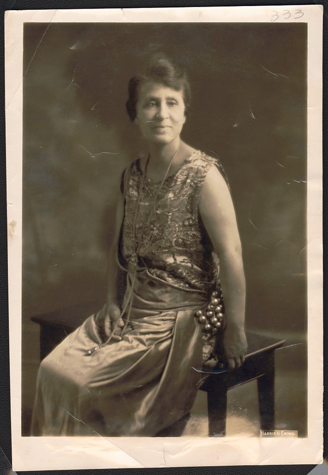 three quarter length portrait of Mary Church Terrell  1920 Library of Congress
