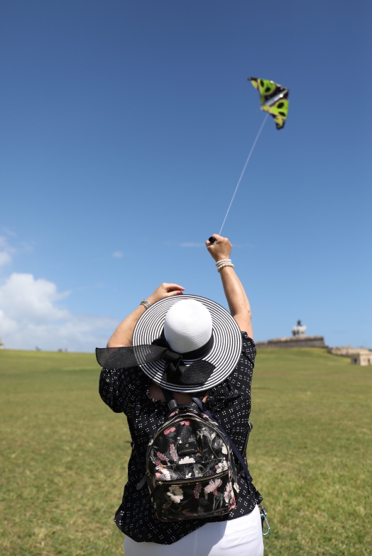 Flying kites at SAJU Flying kites at SAJU