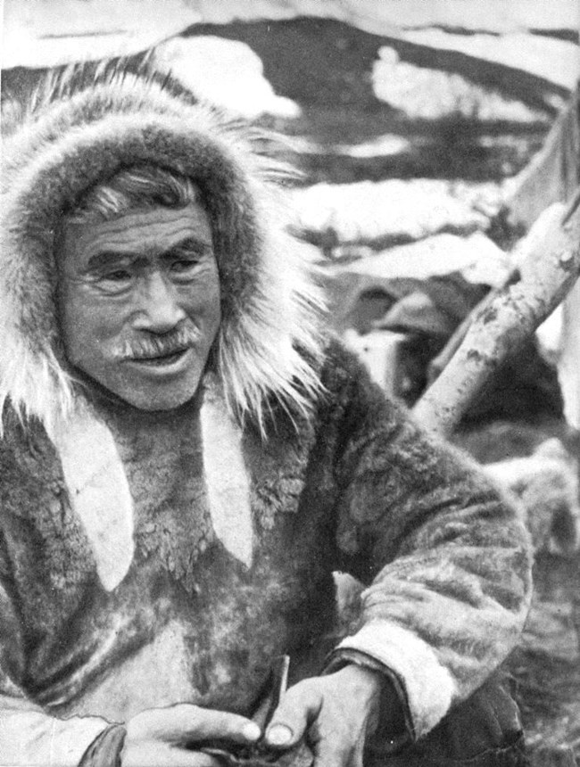 Black-and-white photo of Maptigaq Morry Black-and-white photo of Maptigaq Morry