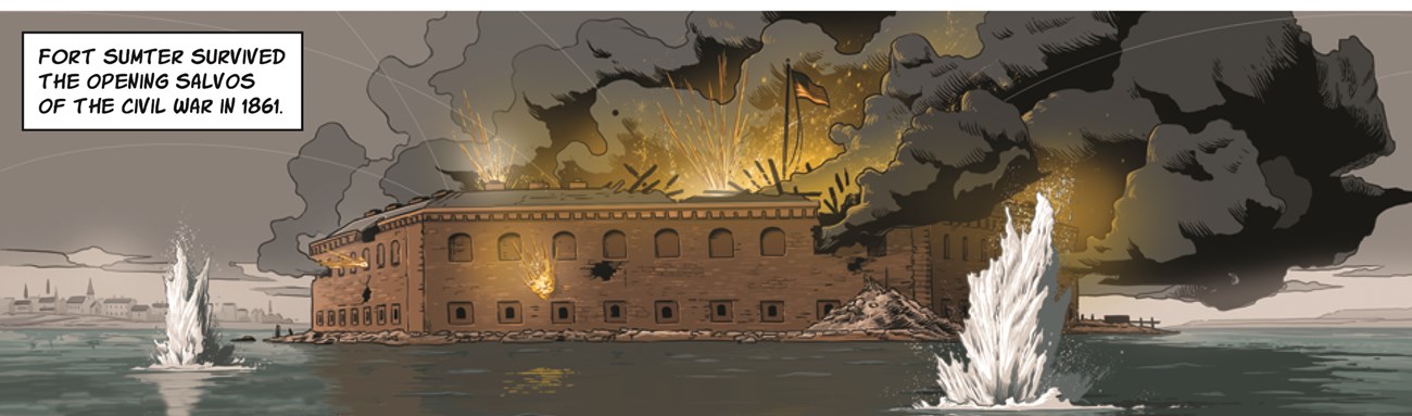 Fort Sumter Fort Sumter being attacked