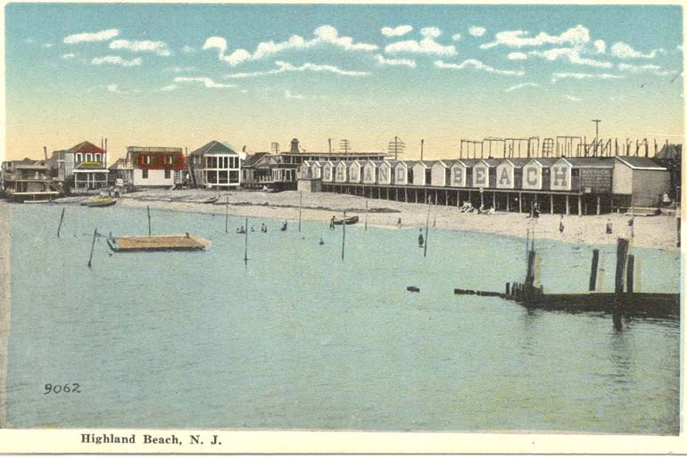 postcard from Highland Beach, New Jersey