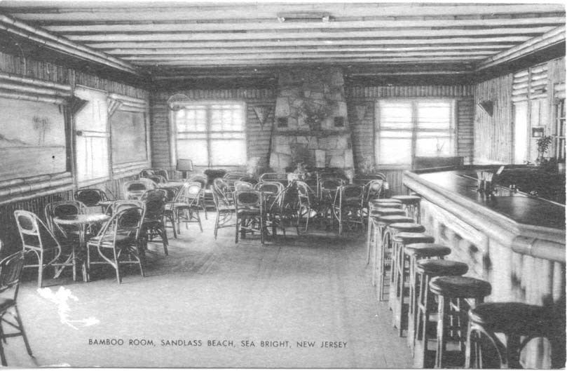chairs and tables inside the bamboo room