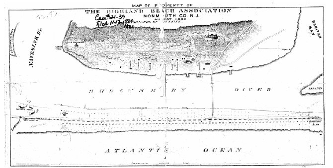 map of Highland Beach
