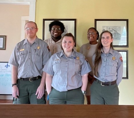 Summer Interpretation staff and interns NPS staff and interns