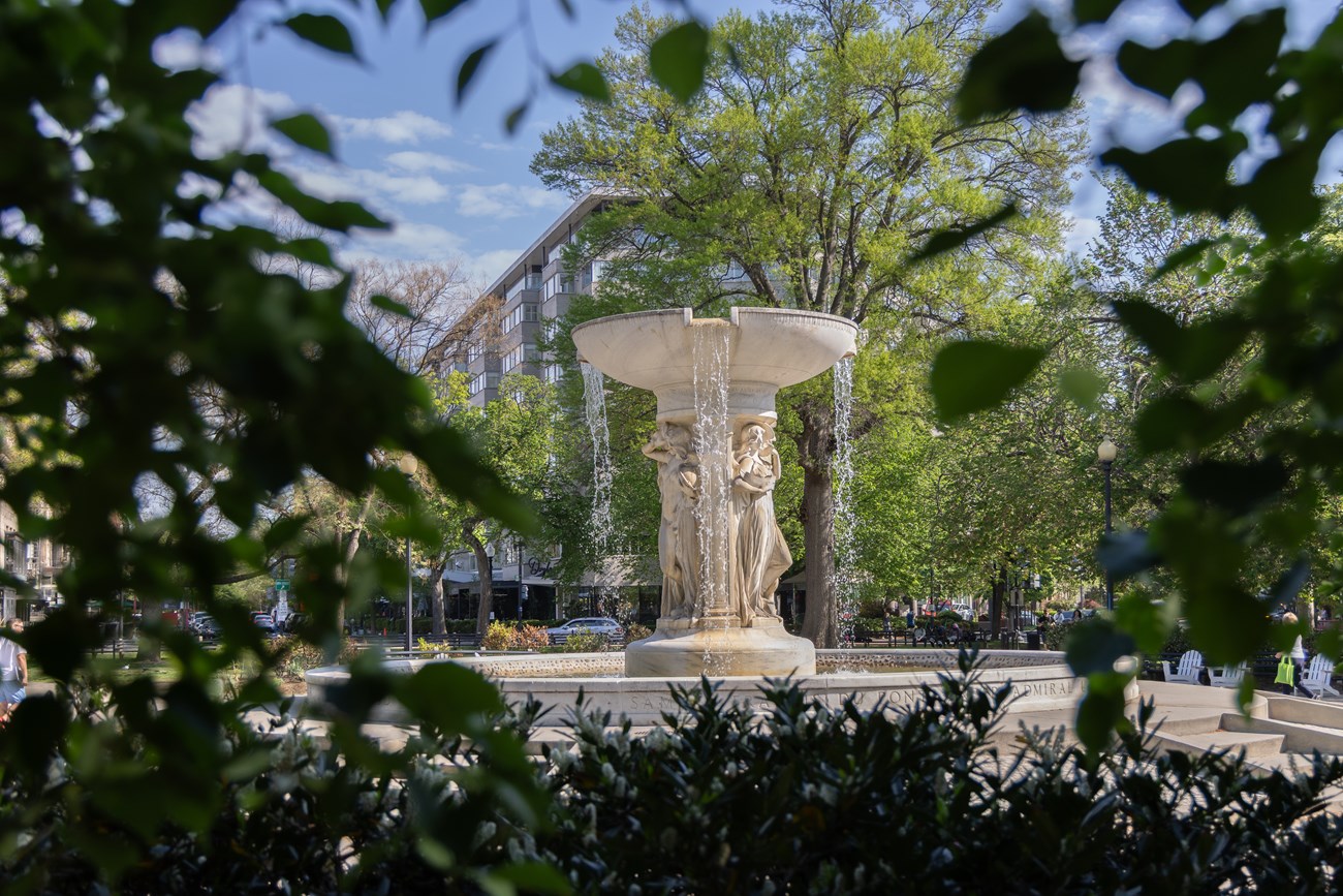 Dupont Circle Fountain in Washington, D.C., April 2026