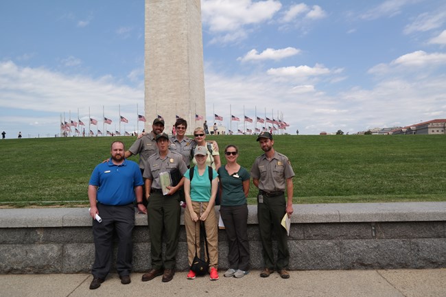 With NAMA and National Capital Region (NCR) staff at the Washington Monument, August 2015.