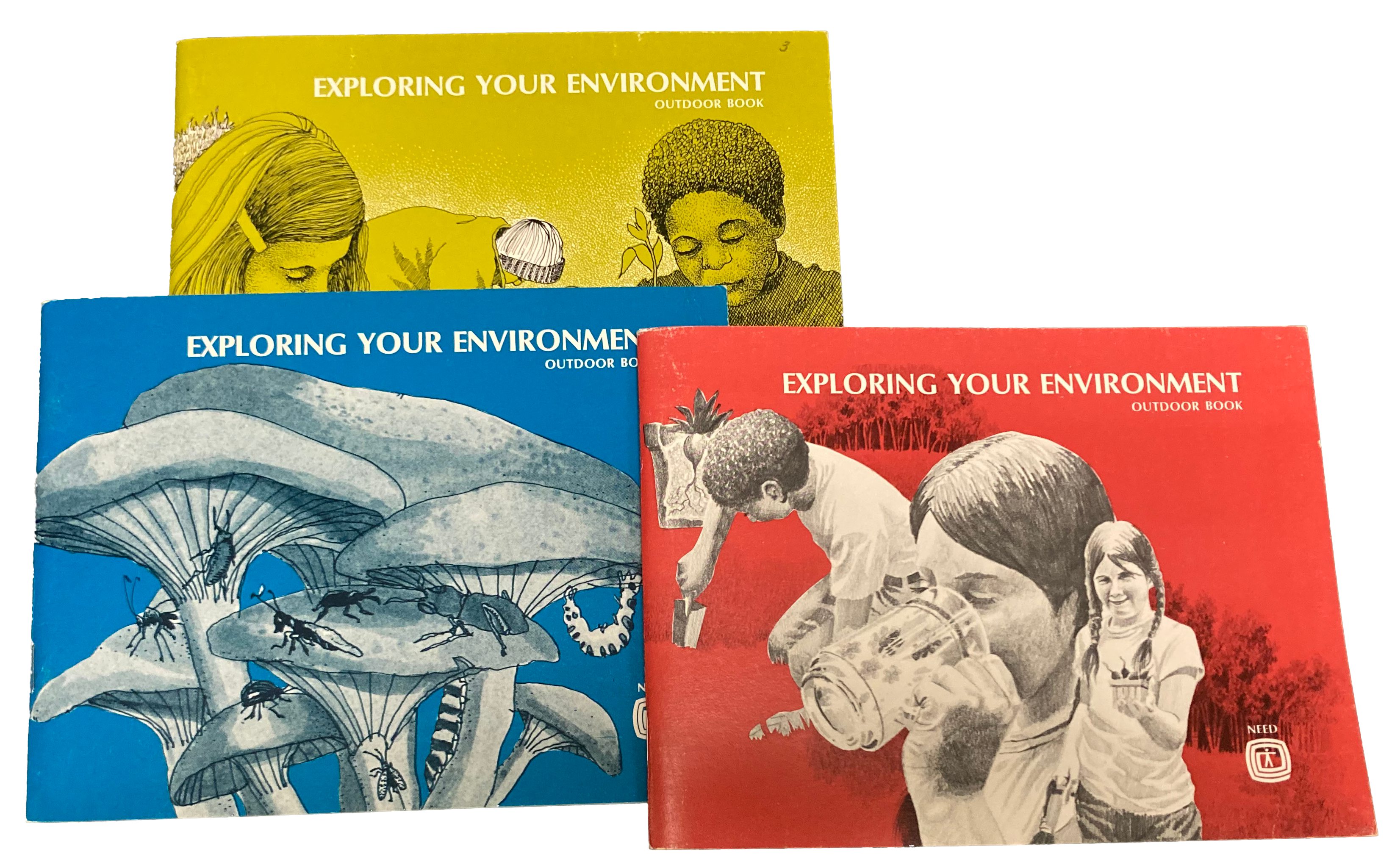 NEED Booklets Three brightly colored NEED handbooks