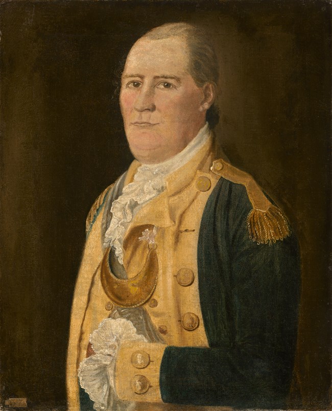 Daniel Morgan in military uniform.