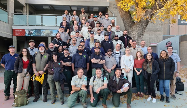 The interagency team A large group of people in a group photo
