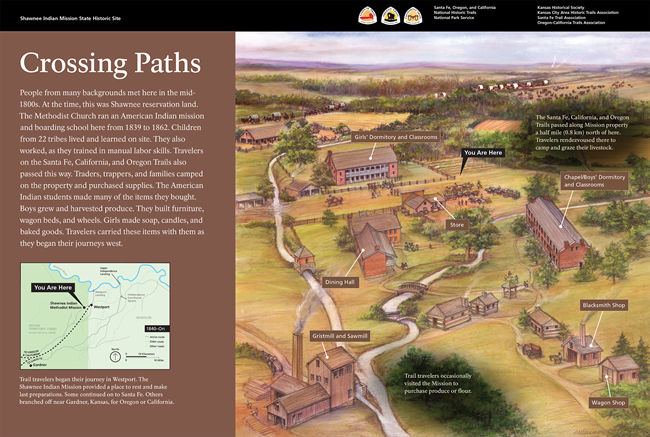 A wayside exhibit panel picture.