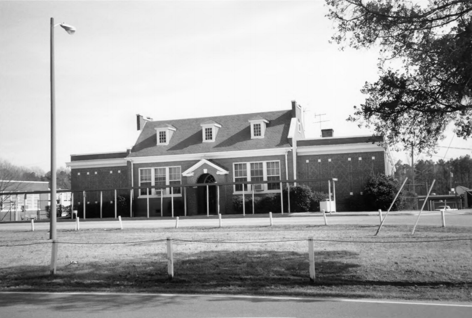 lt= Exterior of a brick building