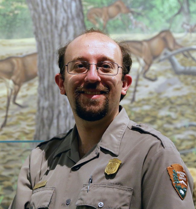 Portrait a person smiling.