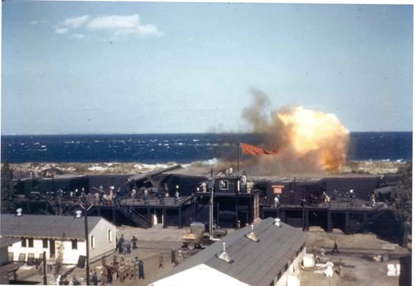 an explosion on the beach