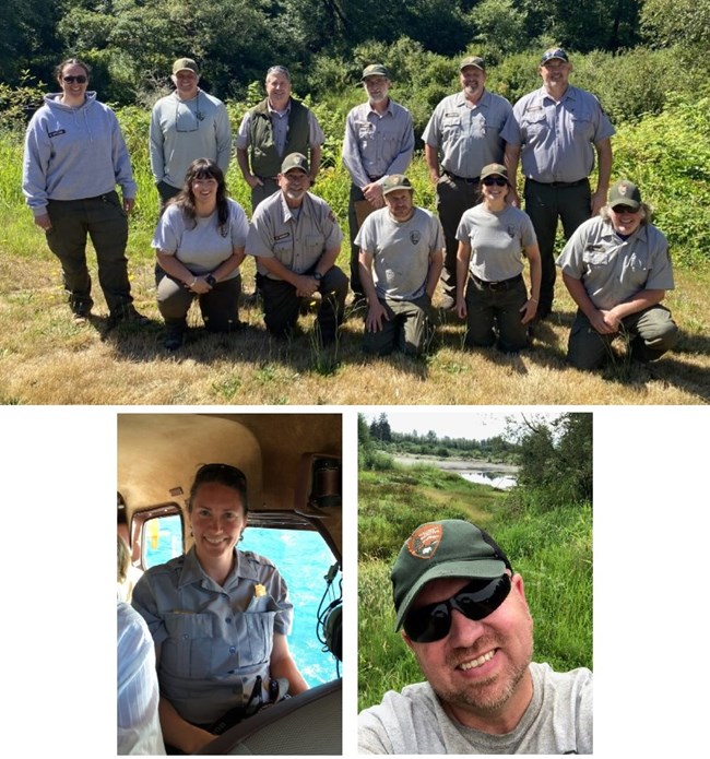 Olympic National Park Utilities Team Group photos of team members.