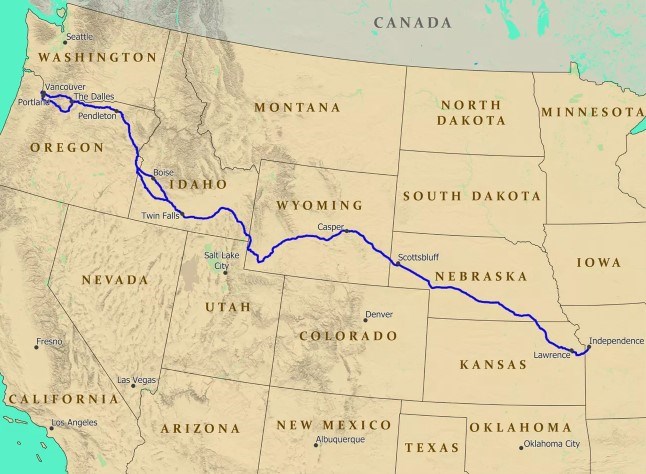 Oregon Trail Map