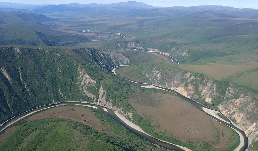 P6190040crop_web A bend in the Yukon River.