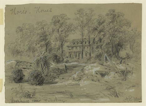 Drawing of the Hare House Drawing of the Hare House