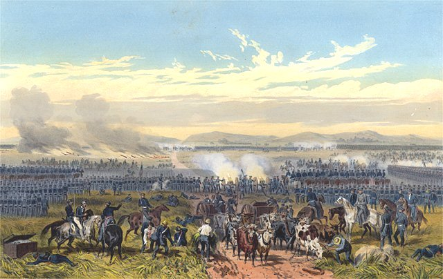 painting of the Battle of Palo Alto