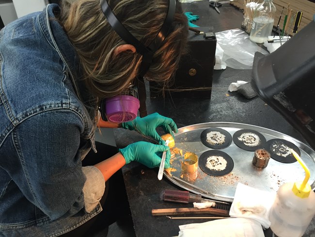 Removing Degraded Cellulose Nitrate Film Removing Degraded Cellulose Nitrate Film
