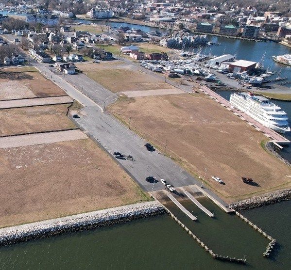 Image of the future waterfront development site. Image of the future waterfront development site.