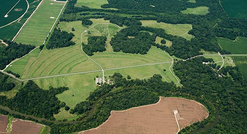 The Monumental Earthworks of Poverty Point. Photo by Susan Guice, courtesy of the NPS Office of International Affairs