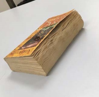 Preservation Matters_Wet Books_Nov2020_Page_4 Lastly, the flattened book is shown with slightly ruffled pages after remedial efforts were complete.