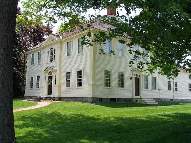 Exterior of a large building