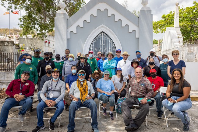 Group Photo in Ponce Cemetery Group Photo in Ponce Cemetery