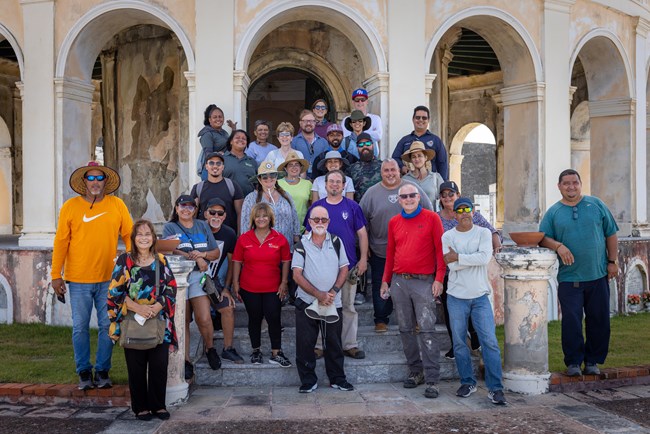 Group Photo in San Juan Cemetery Group Photo in San Juan Cemetery