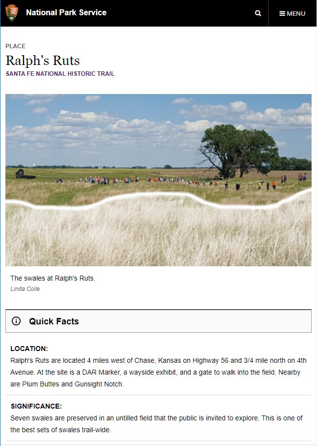 lt= A picture of a webpage with the title "Ralph's Ruts"