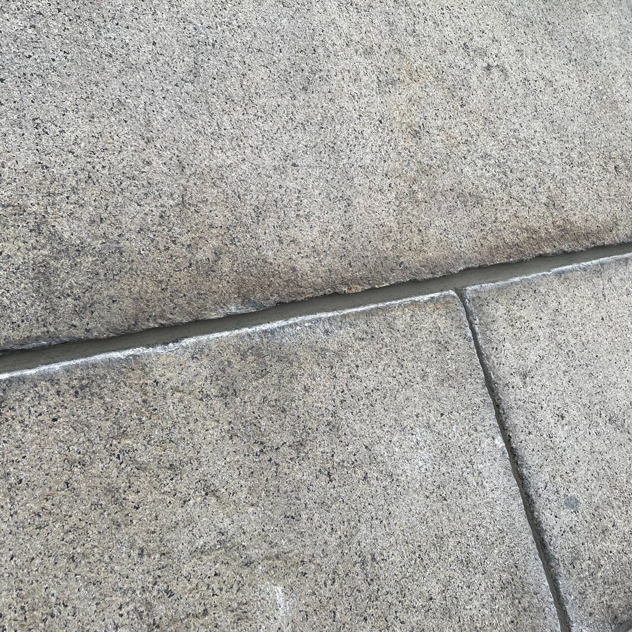 RepointingBHM2023 Close up of the Bunker Hill Monument Pyramidion with fresh mortar.