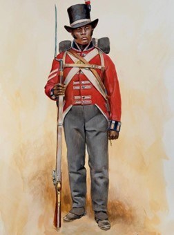 Revolutionary War Soldier revolutionary era soldier dressed in red coats and top hat