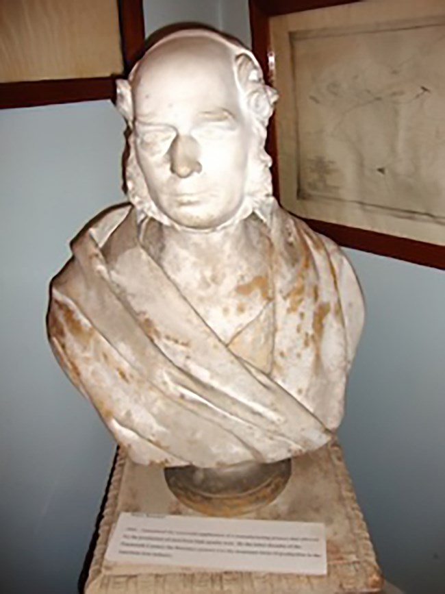 Ringwood Manor Breakfast Room Iron Bust. Ringwood Manor Breakfast Room Iron Bust.