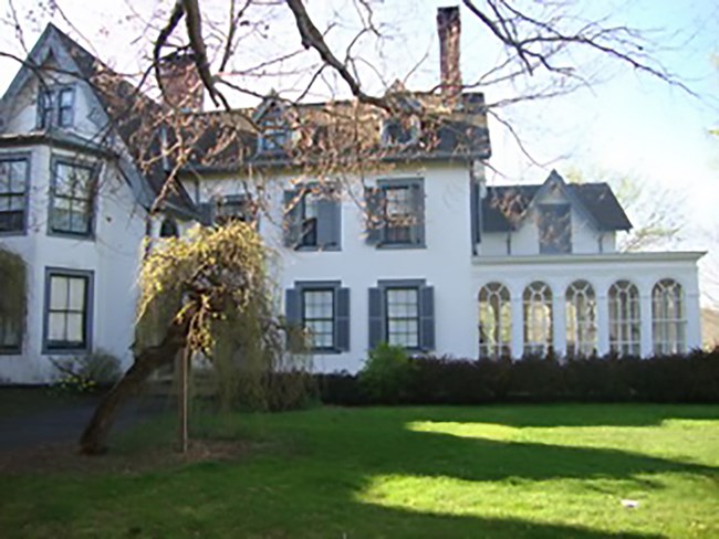 Exterior of Ringwood Manor. Exterior of Ringwood Manor.