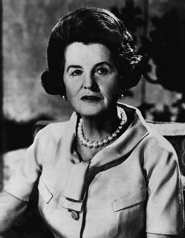 Rose Kennedy as an older woman