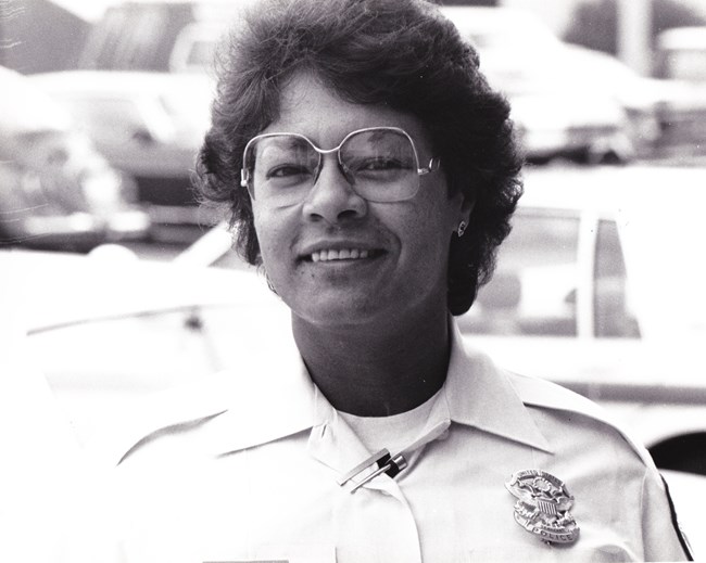 Raquel Manso in her US Park Police uniform