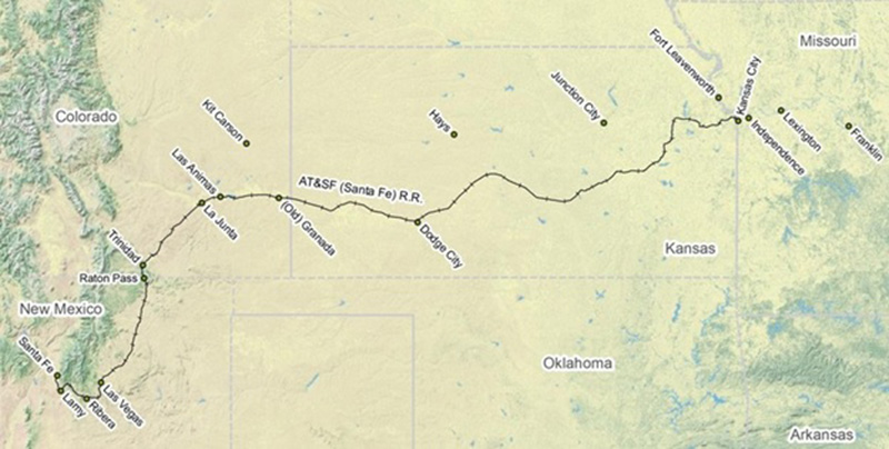 New Mexican Traders on the Santa Fe Trail (U.S. National Park Service)