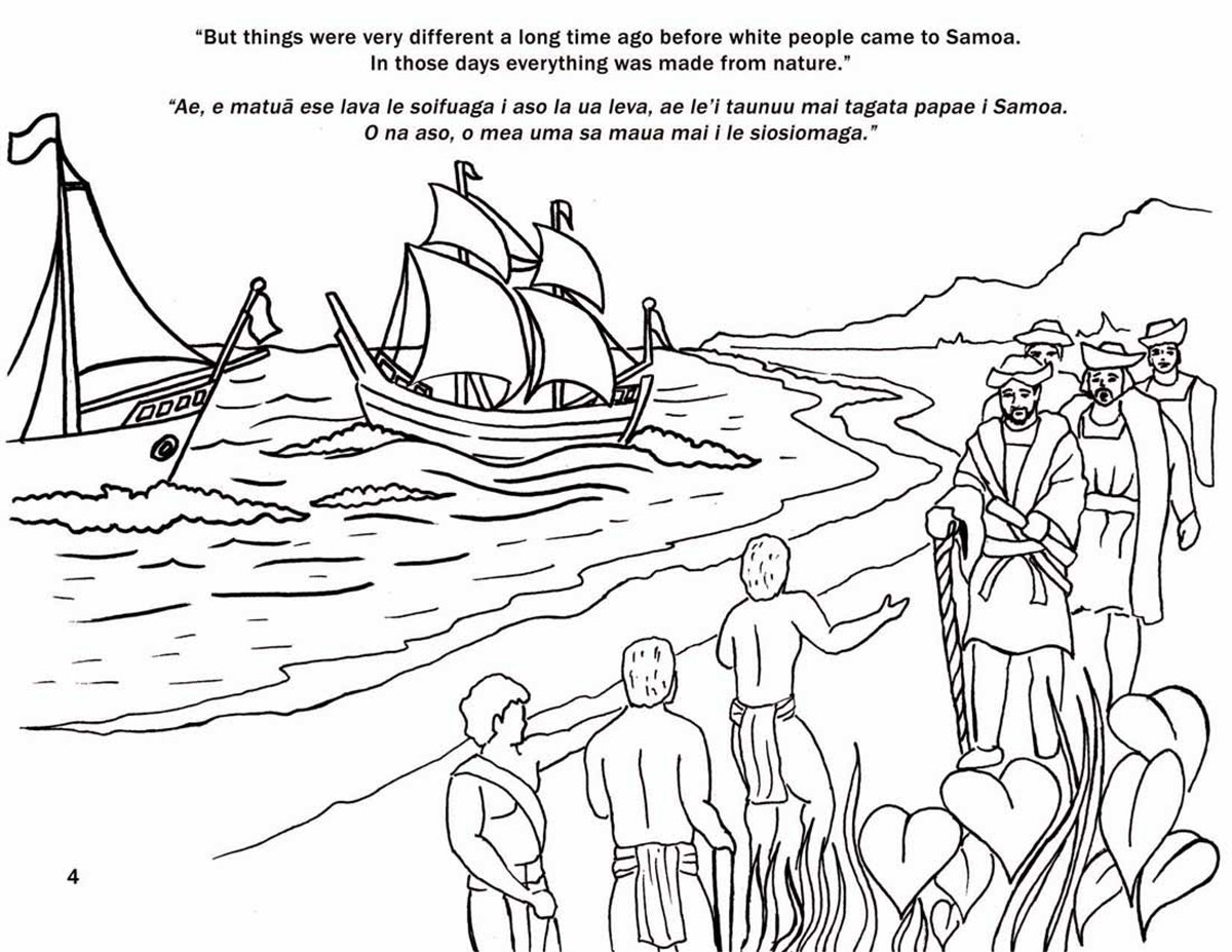 Download Ancient Samoa Coloring Book U S National Park Service