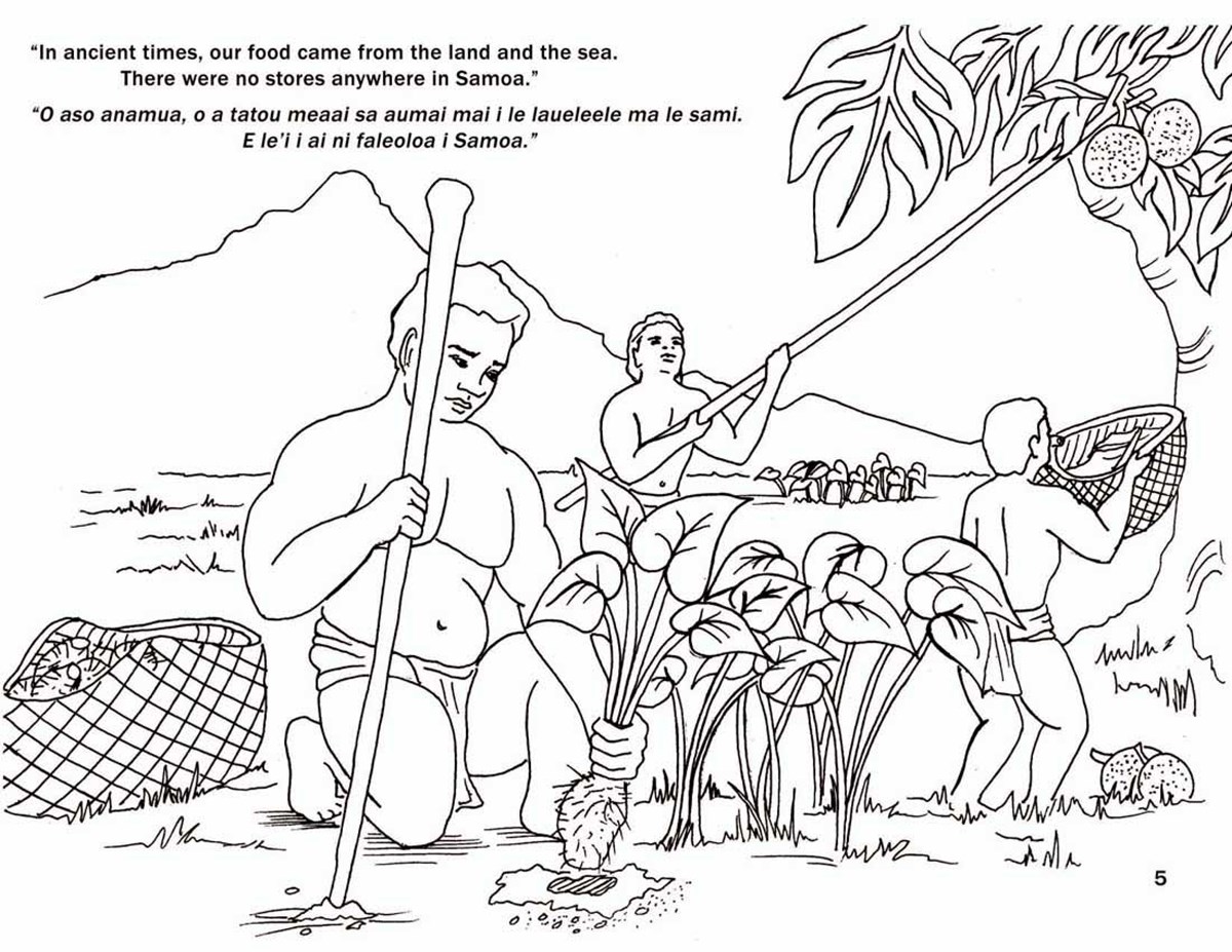 Download Ancient Samoa Coloring Book U S National Park Service