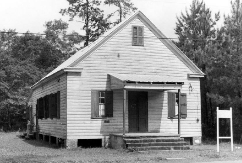 The Rosenwald School once served as Lincolnville's central gathering place, inspiring the current park initiative to restore a lost sense of community connection. Photo courtesy of the Lincolnville Preservation and Historical Society.