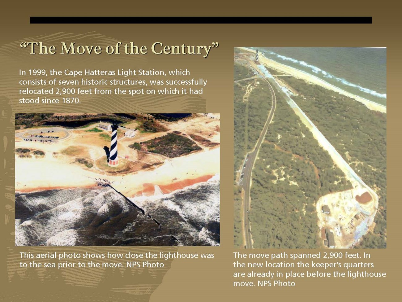 Scientists Training presentation - Schmidt Flynn_20220124_Page_09 photo of lighthouse and aerial photo of cape hatteras