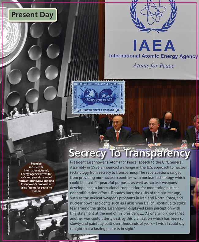 Secrecy to Transparency Composite of several images of people sitting at desks in large meeting rooms.