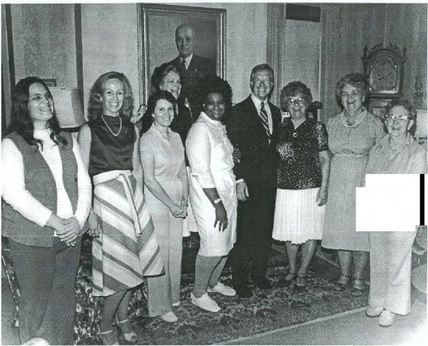 Jimmy Carter with Bess Truman's staff 1980 President Jimmy Carter with Bess Truman's staff