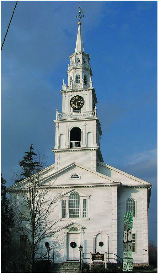 TimberFramed Steeples Middlebury, Vermont (U.S. National Park Service)