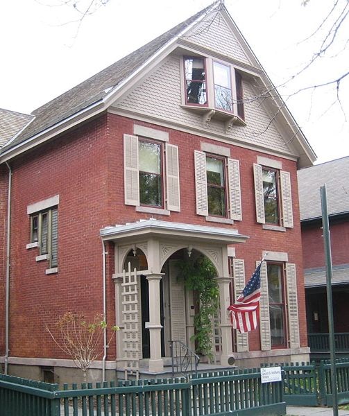 Exterior of the Susan B Anthony House, Rochester By Dmadeo CC BY SA