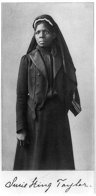 Susie King Taylor A portrait of Susie King Taylor standing